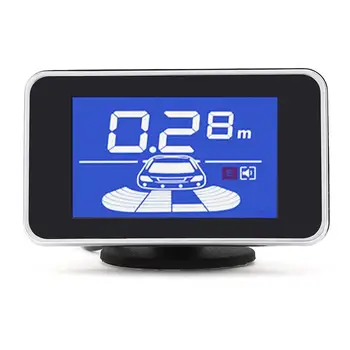 

CQ-A03 Car Reverse Backup Radar System Premium Parking Sensor System with 4 Parking Sensors Ultra Slim LCD Blue Screen Display