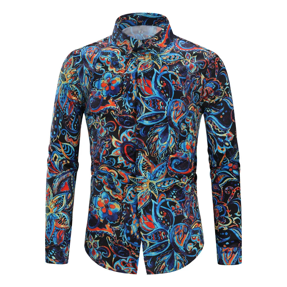 

Top men,shirt men,men's shirts,fashion casual shirts,printed shirts, men's lapel shirts, long sleeve shirt men, men's clothing,