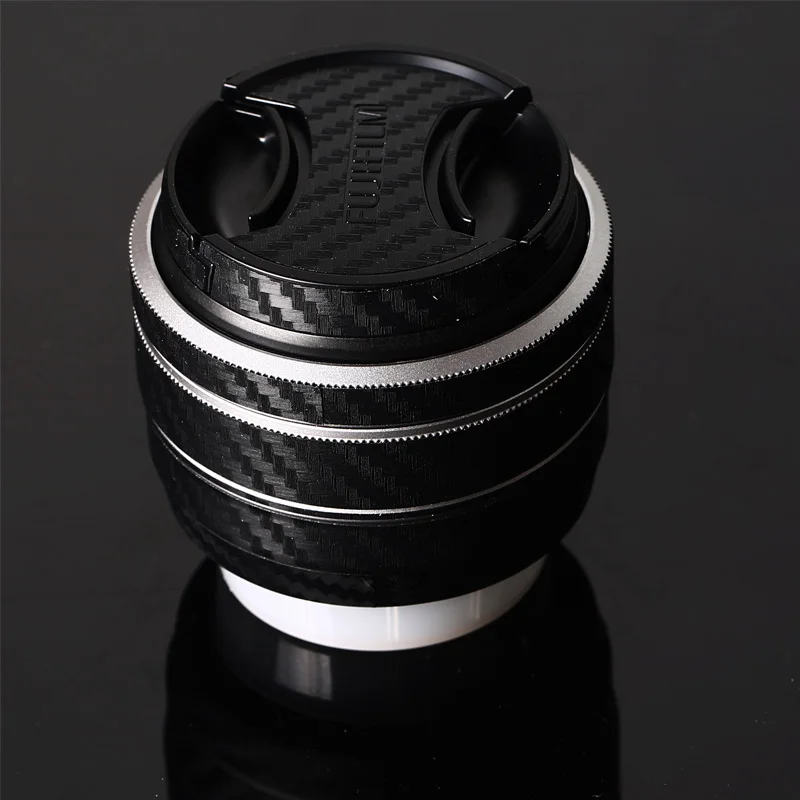 1-10 Набор для Fujifilm 15-45 мм Защитная пленка для объектива камеры наклейки из углеродного волокна устойчивый к царапинам клей отправка запасных наклеек
