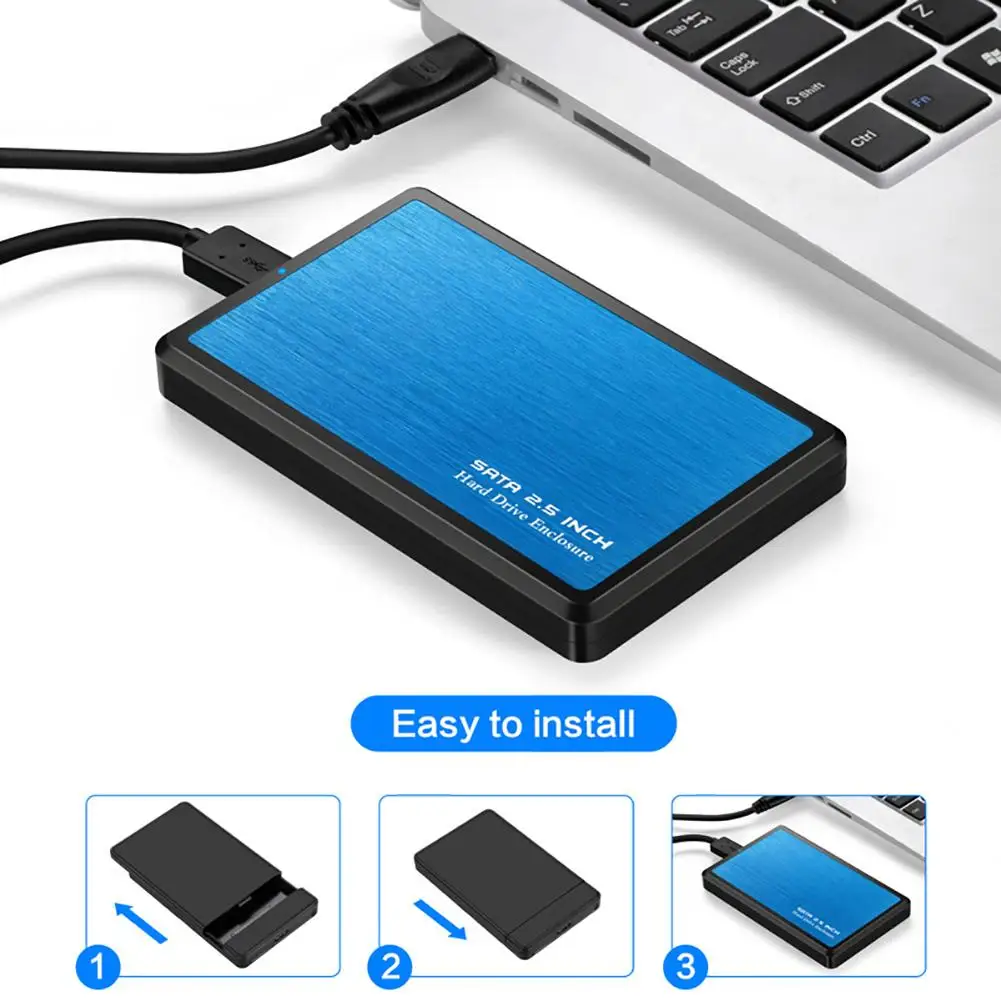 2 5 дюймовый HDD SSD бокс Гбит/с Sata к USB 3 0 адаптер поддерживает стандартный внешний