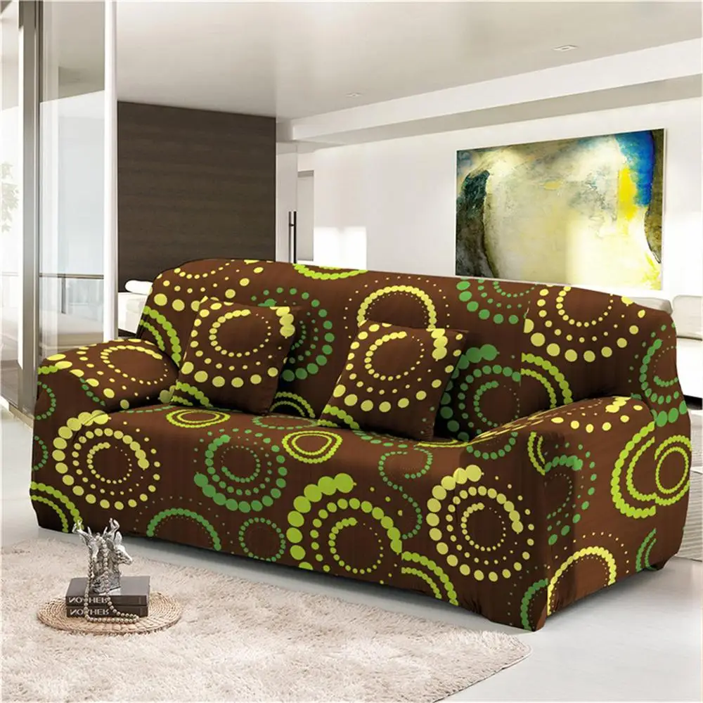 Boniu геометрический мягкий чехол для дивана диванные покрывала для Декор в гостиную все включено чехлов 1/2/3/4-seaters - Цвет: SC020-1