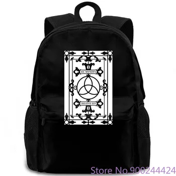 

DARK TV SHOW TRINITY KNOT SIC MVNDVS CREATVS EST SIC MUNDUS SCI FI SIZES backpack