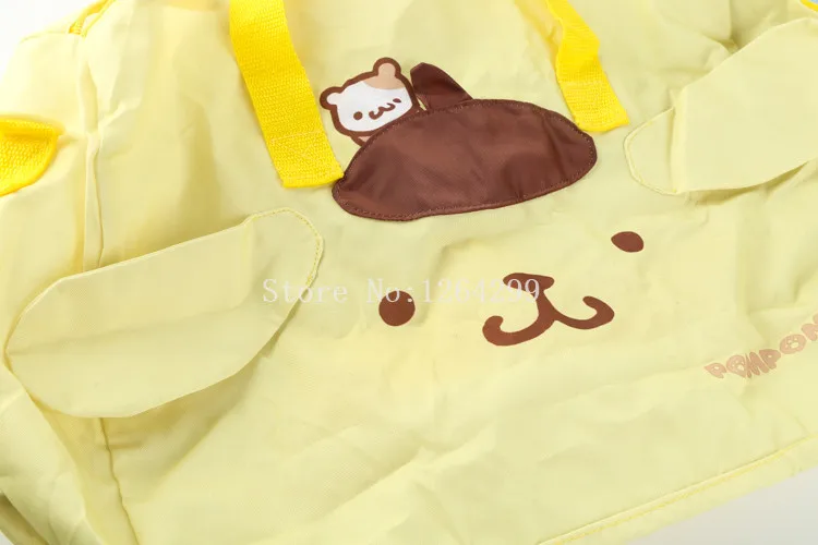 Новая мода My Melody Cinnamoroll помпон пурин для девочек женские большие складные дорожные сумки Детская сумка-мессенджер для детей
