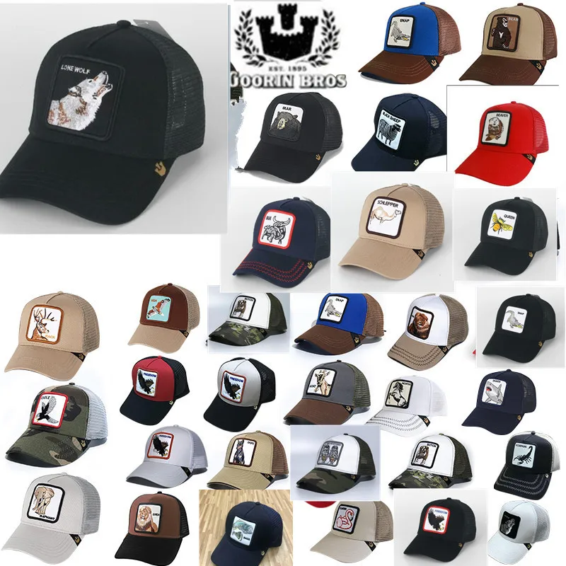 

With tag Original Goorin embroidery Baseball Cap Trucker Snapback Hat Adjustable New Animal Series