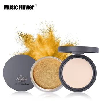

Double Glitter Powder Whitening Concealer Powder Face Cosmetics Highlight Makeup Contour Light Concealer Makeup Concealers G723