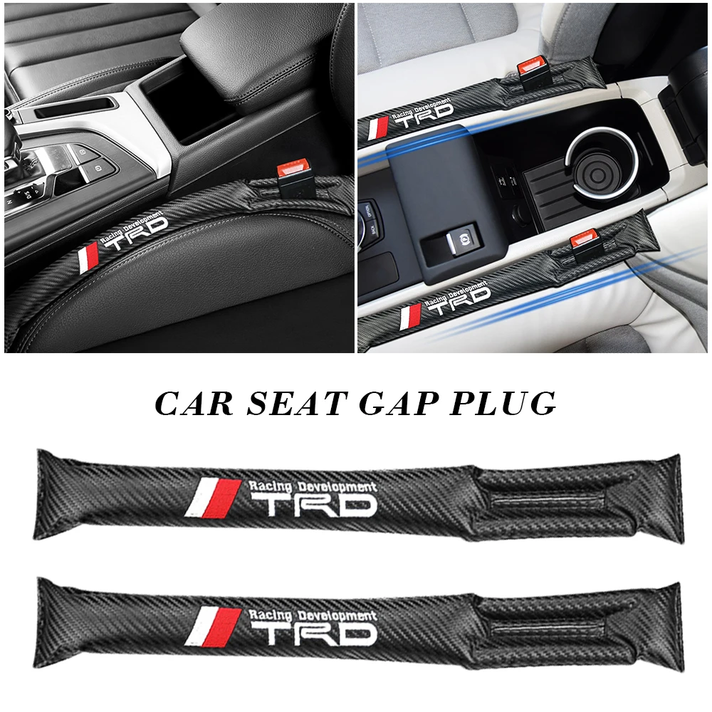 

1/2PCS Car Interior Seat Gap Plug Filler Modification For Toyota TRD CROWN REIZ COROLLA Camry Car Styling Accessories