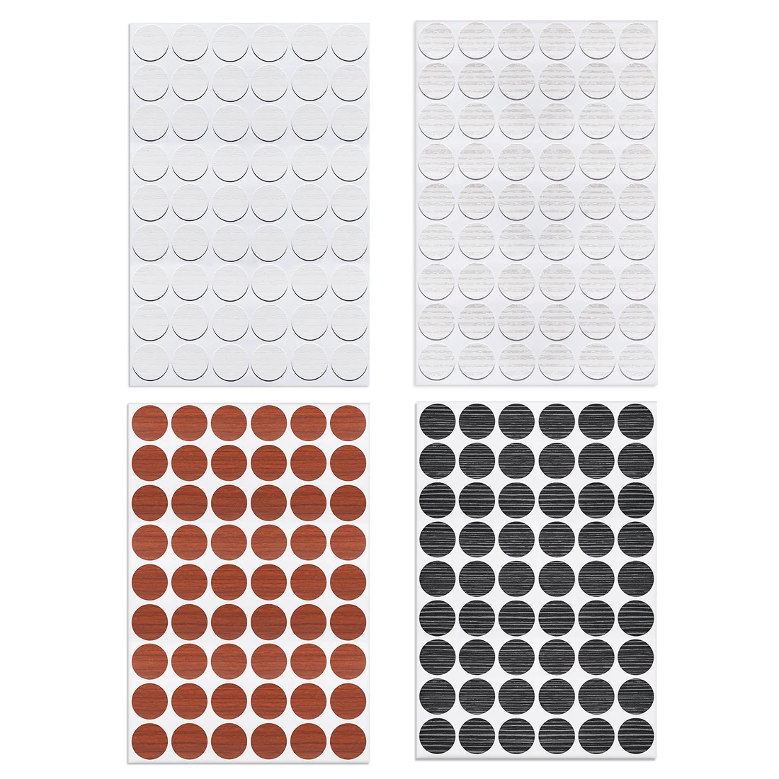 

uxcell 1-3pcs White Maple WoodSelf-adhesive Screw Hole Stickers overs Caps Dustproof Sticker 21mm 54 in 1pc 3 Colors