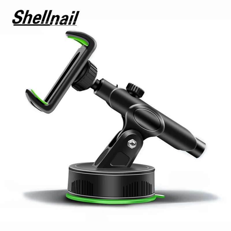 SHELLNAIL Car Navigation GPS Stand Car Suction Cup Mobile Phone Holder Stand for iPhone X XS Xiaomi Telescopic Rod Phone Holder