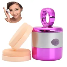 3D макияжа Косметический спонж буфами на рукавах Вибрационный пуховка с электоприводом косметический вырезанная Красота макияж кисть для растушевки пудры шпатель для выравнивания