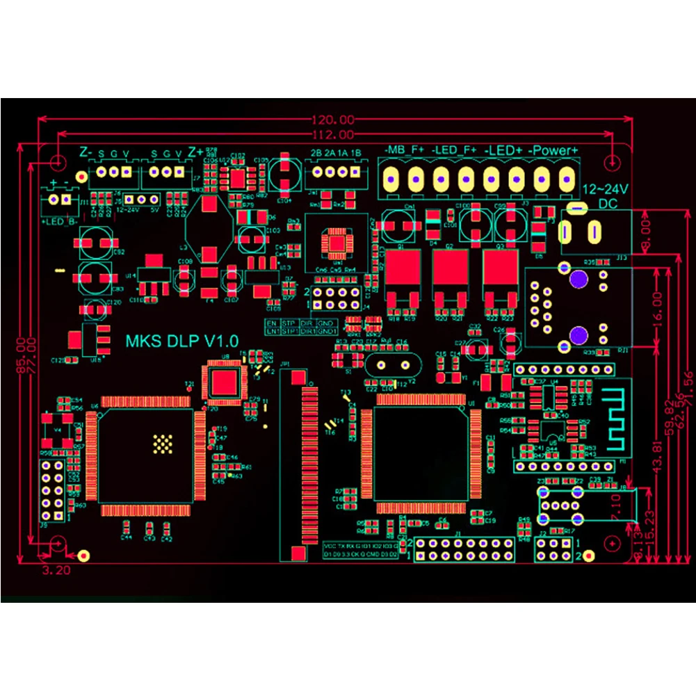 

MKS DLP 3.5inch Durable LCD Display High Performance Accessories DIY Colorful 3D Printer Controller Board Kit Touch Screen TFT35