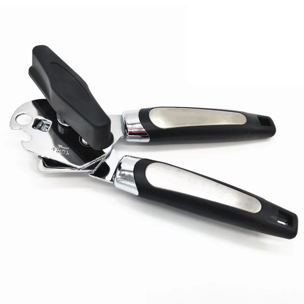 3 In 1 Tin Ergonomic Lid Can Openers Bottle Opener Tool Stainless Steel Kitchen Manual Multifunctional Wine Bottle Cap Jars