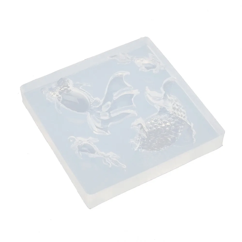 Large Goldfish Silicone Resin Molds Pendant Necklace Earrings Jewelry Tools 95 x 95 x 15mm