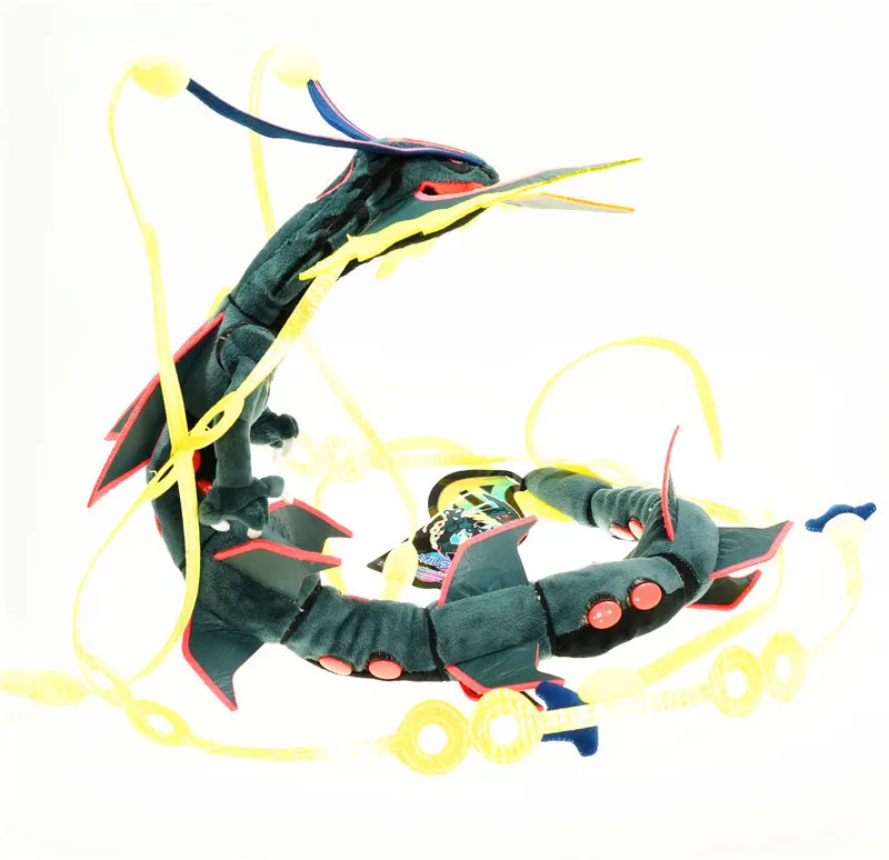 Takara Tomy Pokemon Mega Rayquaza черный Rayquaza животное плюшевая кукла Peluche Скелет мягкая горячая игрушка Дети Рождественский подарок