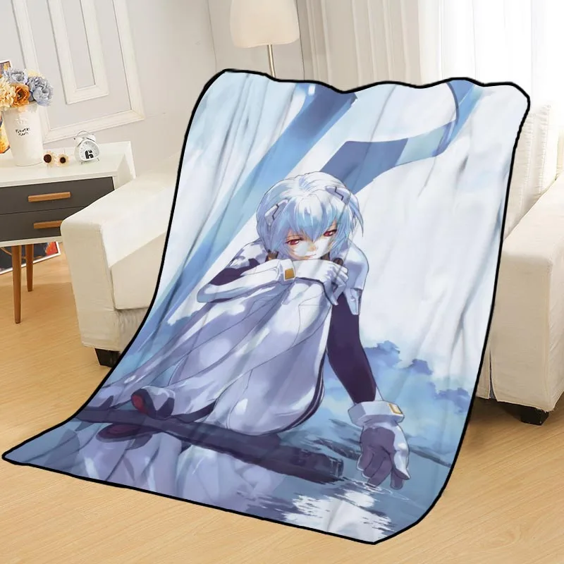 Custom Neon Genesis Evangelion Blankets for beds throw blanket soft blanket summer blanket anime blanket travel blanket - Цвет: Blanket 10