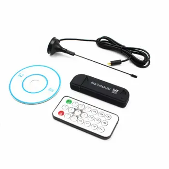 

USB 2.0 Digital DVB-T SDR+DAB+FM HDTV TV Tuner Receiver Stick For Smart TV PC Laptop