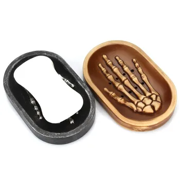 

Skeleton Soap Dish Soap Holders Dark Style Bath Decor For Kitchen Sink Bathroom Shower Home Hotel Office Halloween