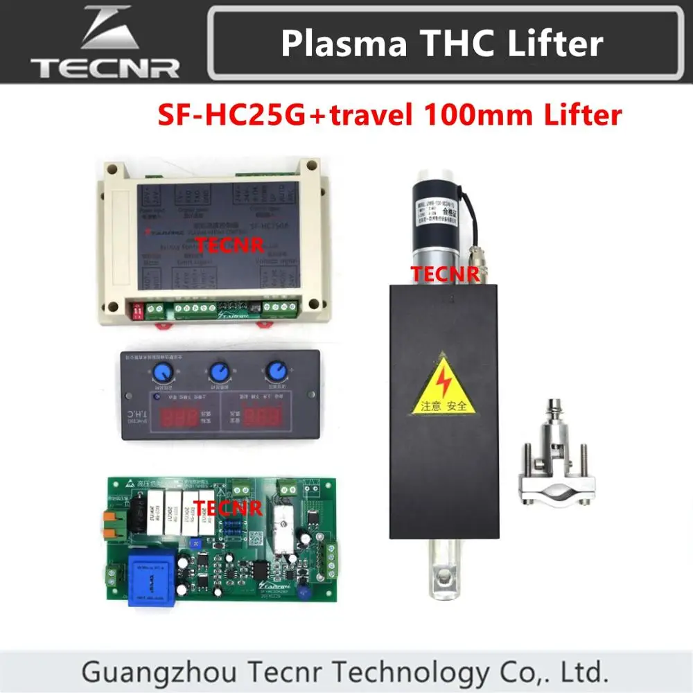 Regolatore Di Altezza Di 100Mm Per La Tagliatrice Del Plasma Tensione Dell'Arco Del Regolatore Di Altezza Della Torcia Del Plasma Di Sf-Hc25G Con Cors