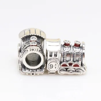 

Authentic 925 Sterling Silver Bead Creative Harriet Train String Decoration Fit Original Pandora Bracelet For Women Diy Jewelry