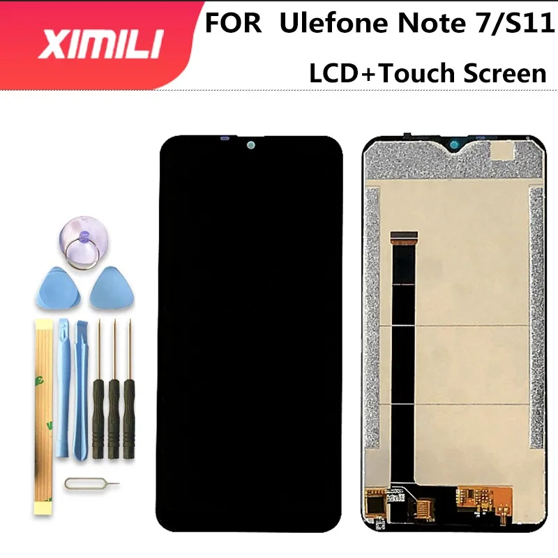 6.1inch 100% Original Tested for Ulefone Note 7  7P LCD Display+Touch Screen Assembly Digitizer Replacement For Ulefone S11