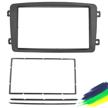

Double Din Car Stereo Radio Fascia for 2002-2004 Mercedes BENZ C CLASS W203 DVD Player Panel Kits Audio Dash Frame