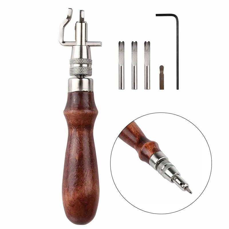 hot popular Adjustable Leather Strip Strap Cutter Wood Craft Cutting DIY Tool Accessories Durable And Practical To Use