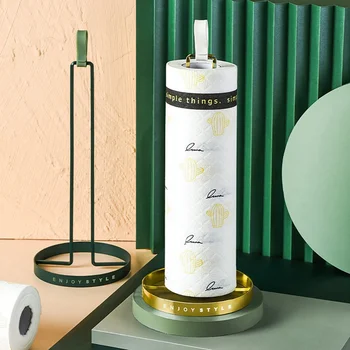 

Toilet Roll Kitchen Stand Tissue Table Bathroom Paper Holder Suction Cup Rack Tissue Storage new