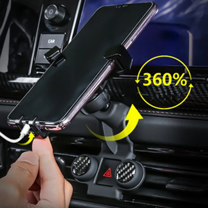 Для Volkswagen THARU Скоба-держатель Авто вентиляционное отверстие приборной панели подставка крепление с ароматерапией автомобильный мобильный телефон держатель gps