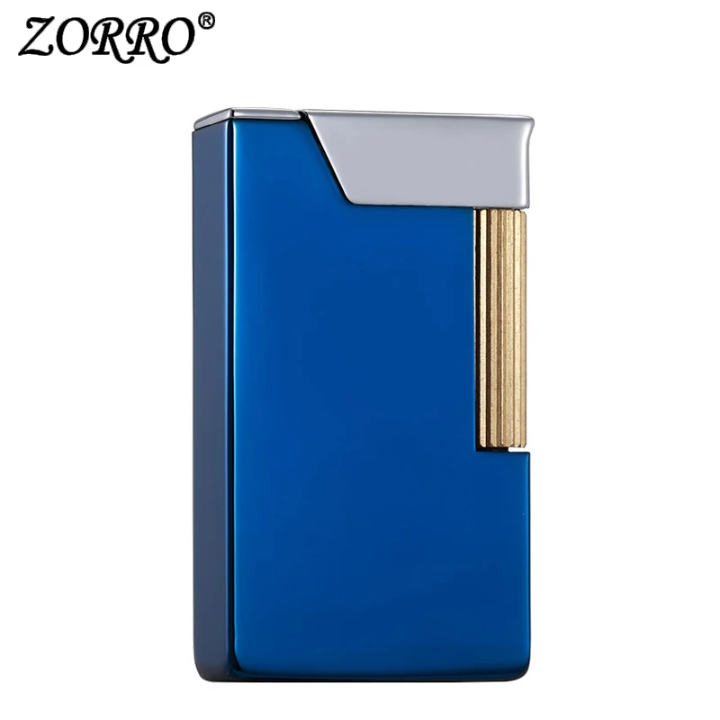 Blue Ice Zorro Зажигалка креативная боковая зажигание цвет ing Зажигалка индивидуальная керосиновая Зажигалка человек отправить другу - Цвет: Blue Ice