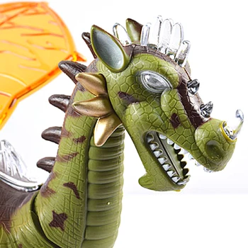

Electric Dinosaur Toy Animal Model Children Toy with Projection Light Battery-powered Cute Simulation