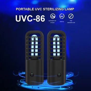 

2020 Portable Ultraviolet Sterilization Lamp Indoor Mini UVC Sterilization Lamps Disinfecte for Mouth Mask for Home office