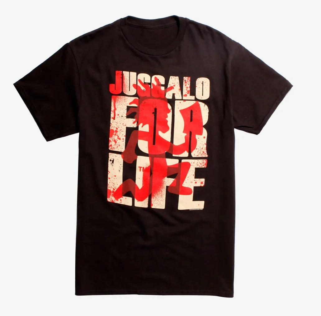 

2019 Funny Icp Insane Clown Posse Juggalo For Life T-Shirt Nwt T-Shirt Unisex Tees
