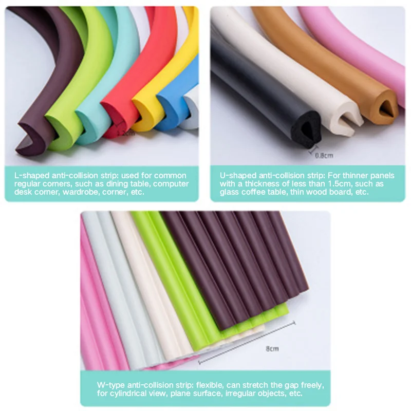 2M Baby Safety Corner Protector Children Protection Furniture Corners Angle Protection Child Safety Table Corner Protector Tape