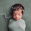 Newborn Photography Props Baby Pearl Headband Princess Headdress Infants Photo Shooting Hair Band 1