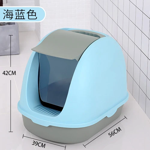 Extra Large Cat Litter Box Fully Closed Indoor Home Gardon Cat Litter Box Sandbox Enclosed Cuvette Wc Pet Supplies OO50MS Extra Large Cat Litter Box Fully Closed Indoor Home Gardon Cat Litter Box Sandbox Enclosed Cuvette Wc Pet Supplies OO50MS