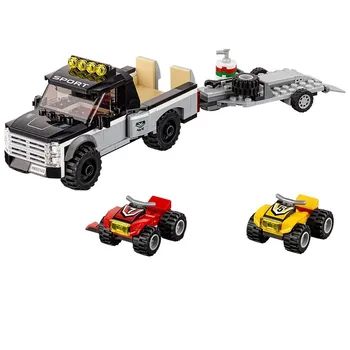 

253Pcs ATV Race TeamBuilding Blocks Model Bricks Compatible City Great Vehicles 60148 Toys for Children Gift