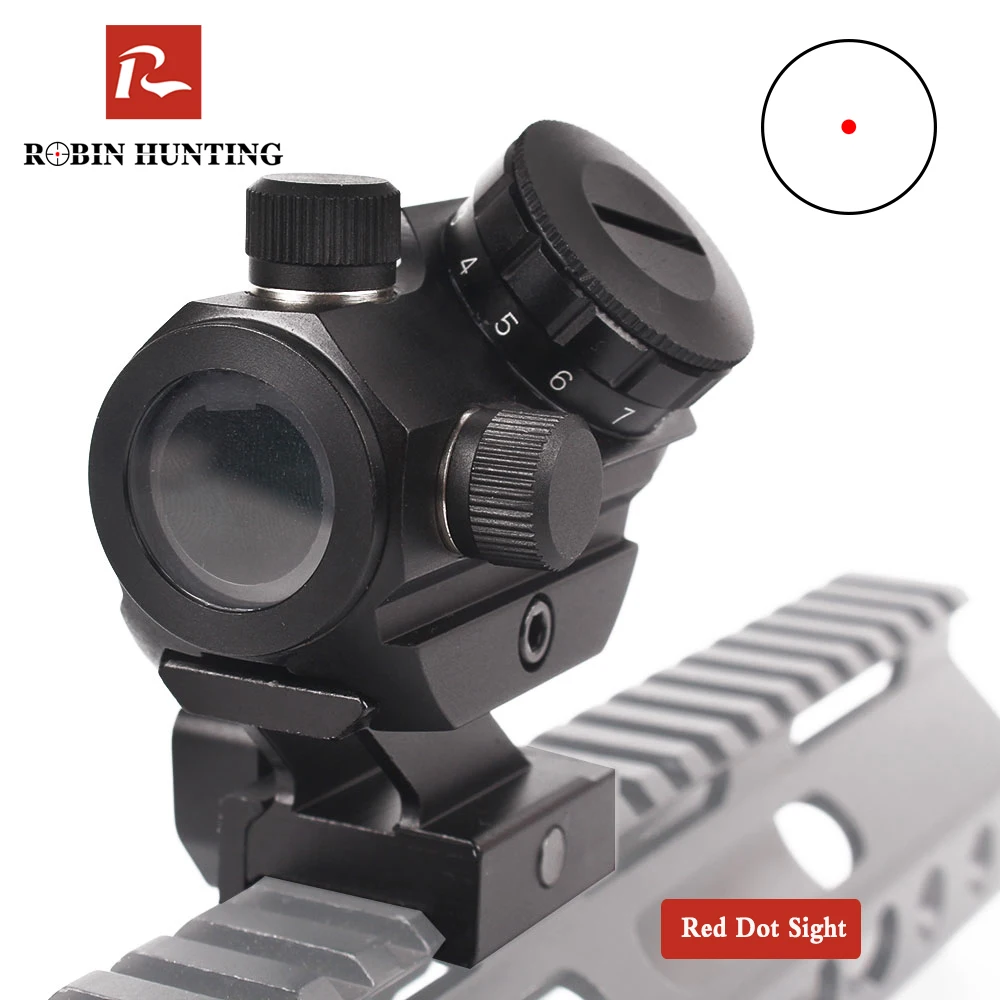 

Robin hunting Micro Red Dot Sight Spotting Scope Sniper Riflescope Holographic Sights AK47 Air Rifle Sights Scopes For Shotguns