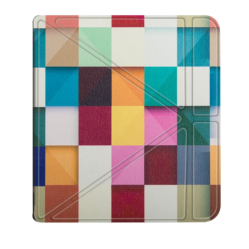 Premium PU Leather Origami Stand Case for 7-Inch E-Readers with Slim Magnetic Wake/Sleep Cover