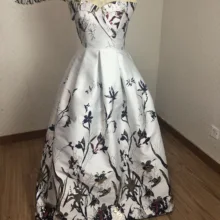 Для особых случаев Платье с принтом de soire courte vestidos ever pretty vestido de gala longo, длинное платье для выпускного вечера, XD-64