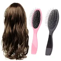 Steel Comb Professional Anti Static Steel Comb Brush Wig Hair Extensions Training Head Hair Styling Tools 2