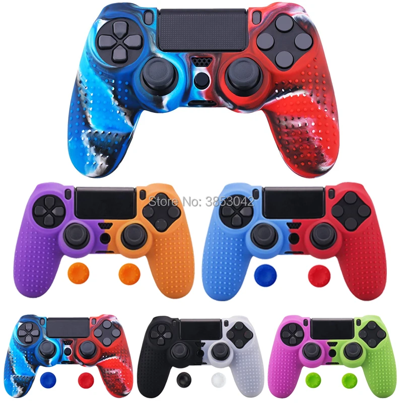 Силиконовый чехол для Dualshock 4 PS4 Pro тонкий с контроллером и гриппы PlayStation игровые