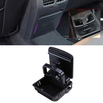 

POSSBAY Car Drink Holder Glove Box for VW Jetta MK5 Sedan/Wagon 2006-2011 Beige/Black Central Console Armrest Rear Cup Holder