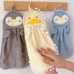 Toalha de mão do bebê, luxuoso macio do banho do bebê, animal bonito dos desenhos animados limpa toalha de suspensão da água para crianças