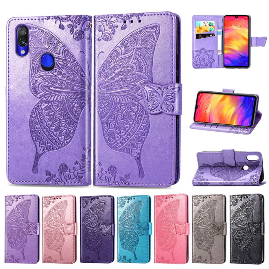 Realme 3 Pro 3D Butterfly Leather Flip Case For Realme 3 Pro Case Wallet Phone Case For Realme 3 Pro Cases Coque