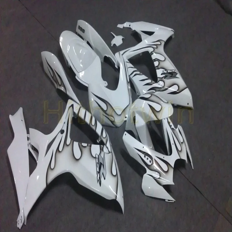 Пользовательский капот мотоцикла для GSX-R600750 2006-2007 K6 ABS пластик обтекатель инъекции плесень зеленый - Цвет: E