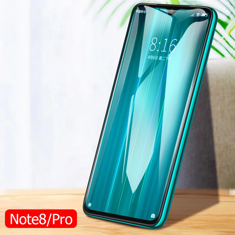 2 шт протектор экрана для Xiaomi Redmi Note 8 Pro защитное стекло против царапин Взрывозащищенная пленка для Note8 стеклянная пленка