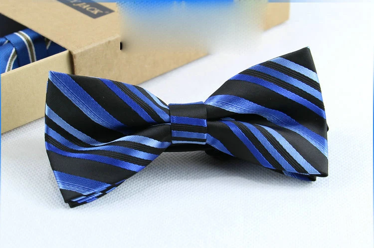 Мужской галстук-бабочка Бизнес бабочка галстук для свадебной вечеринки галстук-бабочка для Для мужчин платье Для мужчин s подарок полоски галстук из жаккардовой ткани, Повседневное с галстуком-бабочкой - Цвет: A88
