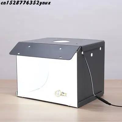 New SANOTO Mini Photo Studio Box Photography Backdrop portable Softbox LED Light Photo Box fold Studio Soft