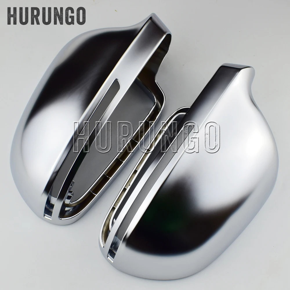 

1 Pair of Matte Chrome Rearview Mirror Cover Protection Cap Car Styling Car Mirror Cover For Audi B8 A3 A4 A5 A6 S4 RS4 S6 RS6