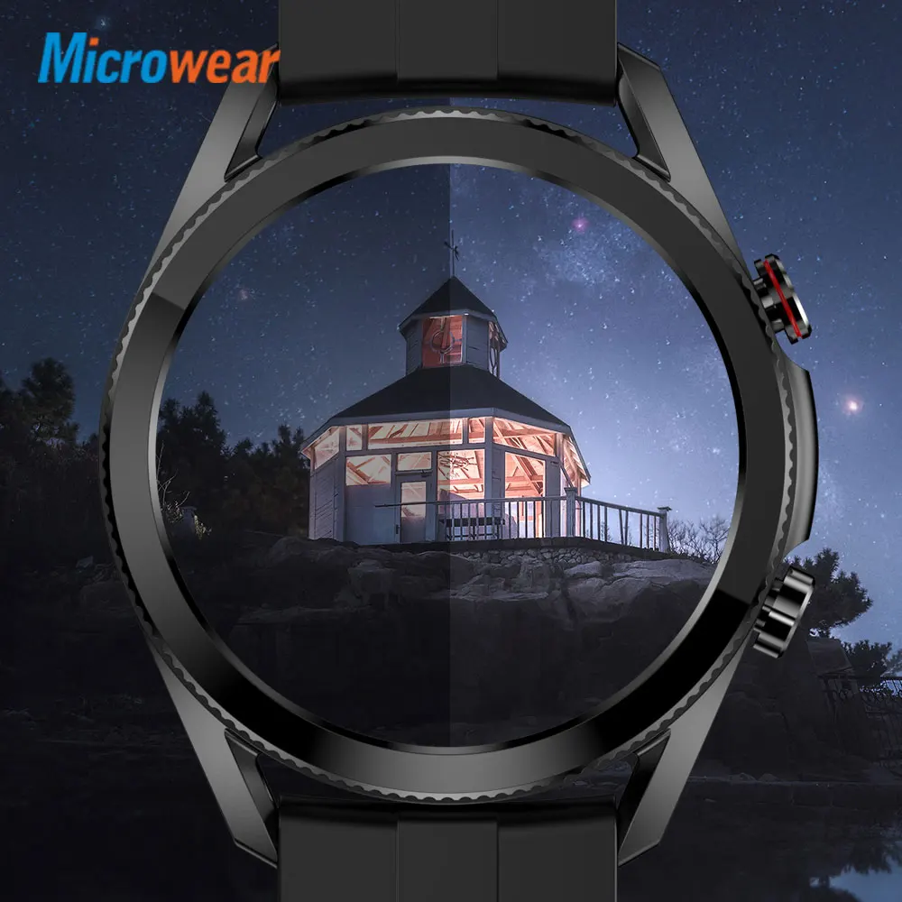Оригинальные Смарт часы Microwear L19 Bluetooth Call ECG IP68 кровяное давление фитнес трекер для