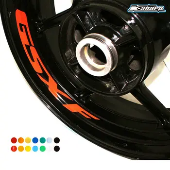 

8 X CUSTOM INNER RIM DECALS WHEEL Reflective STICKERS STRIPES FIT SUZUKI GSXF